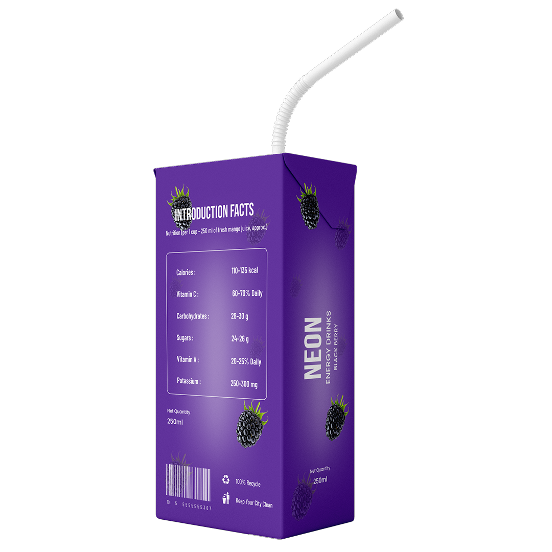 Neon Blackberry Drink